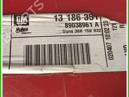 Right taillight OPEL CORSA D Hatchback Van (S07) 1.2 (L08) | BP27731467C35 
