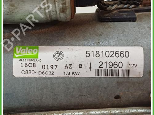 Starter FIAT GRANDE PUNTO (199_) 1.3 D Multijet (199.AXD11, 199.AXD1A, 199.AXD1B,... | BP18115602M8 