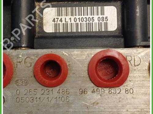 ABS pump PEUGEOT 307 (3A/C) 1.6 HDi | BP25613917M43 
