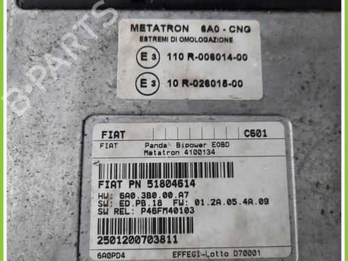 Engine control unit (ECU) FIAT PANDA (169_) 1.2 Natural Power (169.AXB1A) | BP13413341M57 