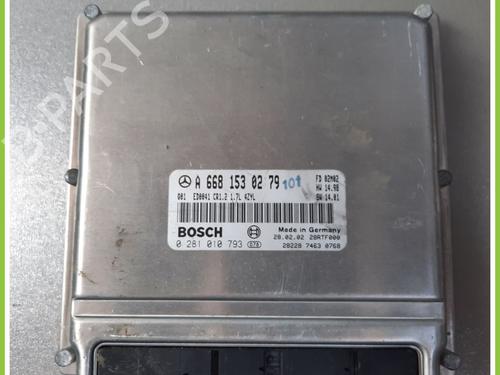 Used Engine control unit (ECU) MERCEDES-BENZ A-CLASS (W168) A 170 CDI (168.009, 168.109) (95 hp) 13259394