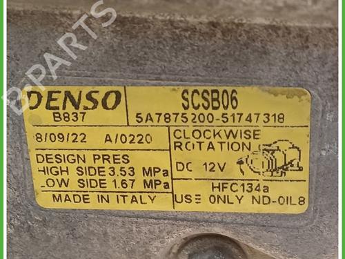 AC compressor FIAT PANDA (169_) 1.2 Natural Power (169.AXB1A) | BP25754750M34 