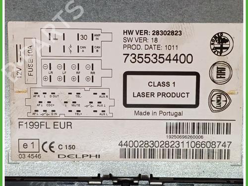 Radio FIAT PUNTO EVO (199_) 1.2 | BP18479700E6 