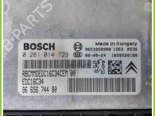 Engine control unit (ECU) CITROËN C4 Picasso I MPV (UD_) 1.6 HDi | BP13303126M57 