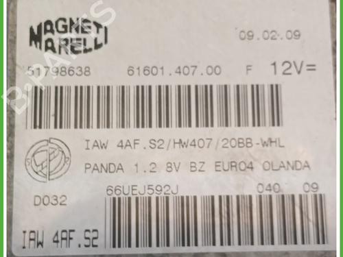 Engine control unit (ECU) FIAT PANDA (169_) 1.2 (169.AXB11, 169.AXB1A) | BP27410077M57 