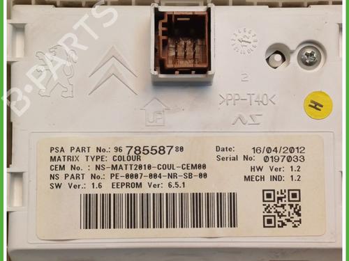 Instrument cluster PEUGEOT 208 I (CA_, CC_) 1.4 HDi | BP26706013C47 