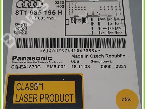 Radio AUDI A4 B8 Avant (8K5) 2.0 TDI | BP11367878E6 
