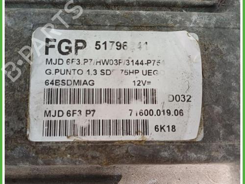 Engine control unit (ECU) FIAT GRANDE PUNTO (199_) 1.3 D Multijet | BP40148333M57 - Image 2