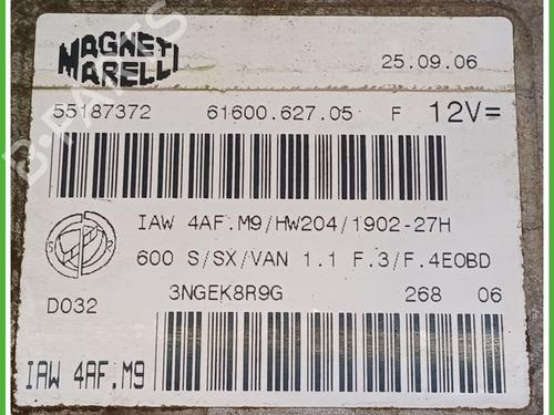Engine control unit (ECU) FIAT SEICENTO / 600 (187_) 1.1 (187AXB, 187AXB1A, 187AXC1A02) | BP16347800M57 