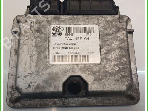 Used Engine control unit (ECU) FIAT MULTIPLA (186_) 1.6 16V Bipower (186AXC1A) (103 hp) 28056057