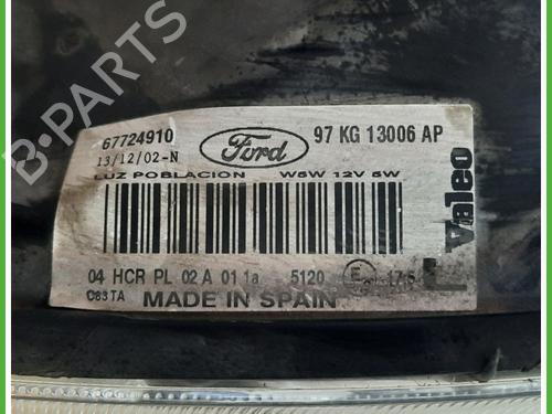 Left headlight FORD KA (RB_) 1.3 i ROCAM | BP13516007C28 