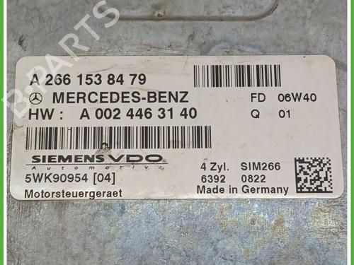 Engine control unit (ECU) MERCEDES-BENZ A-CLASS (W169) A 160 (169.031, 169.331) | BP15849896M57 
