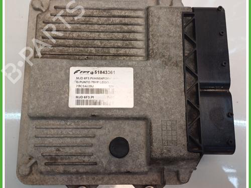 Used Engine control unit (ECU) FIAT GRANDE PUNTO (199_) 1.3 D Multijet (75 hp) 26688352