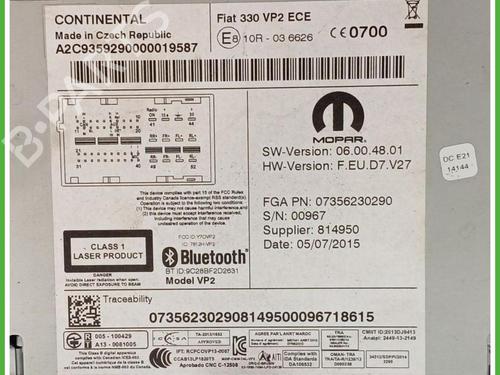 Electronic module FIAT 500L (351_, 352_) 1.4 (199LYB1B) | BP40140590M83 - Image 4