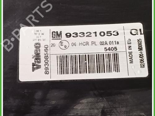 Right headlight OPEL MERIVA A MPV (X03) 1.6 16V (E75) | BP18960902C29 