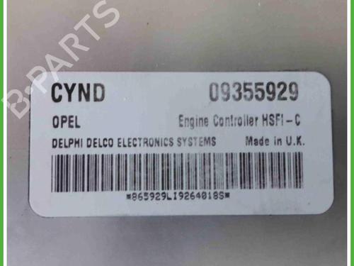 Engine control unit (ECU) OPEL ASTRA F CLASSIC Hatchback (T92) 1.6 i 16V (F08, M08, F68, M68) | BP40130342M57 - Image 2