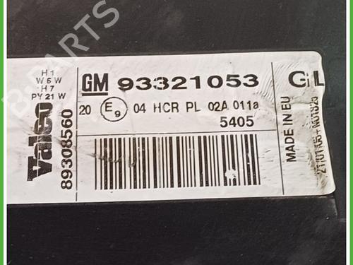 Right headlight OPEL MERIVA A MPV (X03) 1.4 16V Twinport (E75) | BP16030064C29 