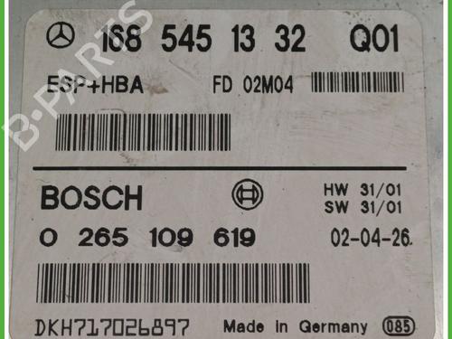 Control unit MERCEDES-BENZ A-CLASS (W168) A 140 (168.031, 168.131) | BP18667701M11 