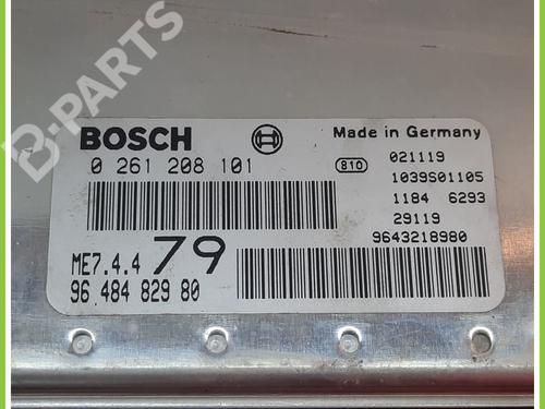 Engine control unit (ECU) PEUGEOT 206 CC (2D) 1.6 16V (2DNFUF, 2DNFUR) | BP11731044M57 