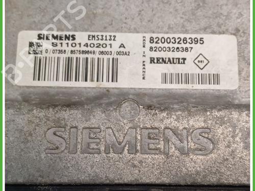 Engine control unit (ECU) RENAULT CLIO II (BB_, CB_) 1.2 (BB0A, BB0F, BB10, BB1K, BB28, BB2D, BB2H, CB0A,... | BP21393774M57 