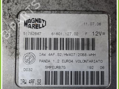 Engine control unit (ECU) FIAT PANDA (169_) 1.2 (169.AXB11, 169.AXB1A) | BP13319292M57 