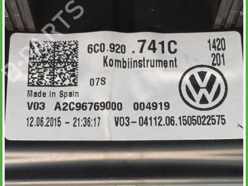 Instrument cluster VW POLO V (6R1, 6C1) 1.4 TDI | BP27409992C47 
