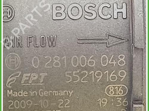 Mass air flow sensor FIAT DUCATO Platform/Chassis (250_) 120 Multijet 2,3 D | BP19253451M95 