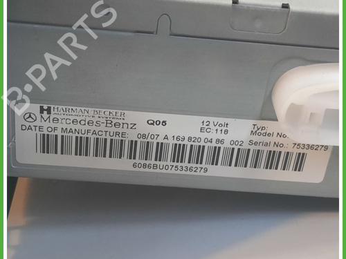 Radio MERCEDES-BENZ A-CLASS (W169) A 180 CDI (169.007, 169.307) | BP12588684E6 