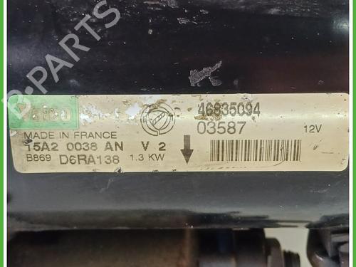 Starter FIAT MULTIPLA (186_) 1.6 16V Bipower (186AXC1A) | BP15621577M8 