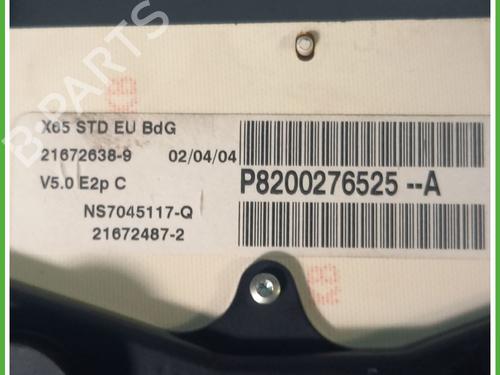 Instrument cluster RENAULT CLIO II (BB_, CB_) 1.2 (BB0A, BB0F, BB10, BB1K, BB28, BB2D, BB2H, CB0A,... | BP30096843C47