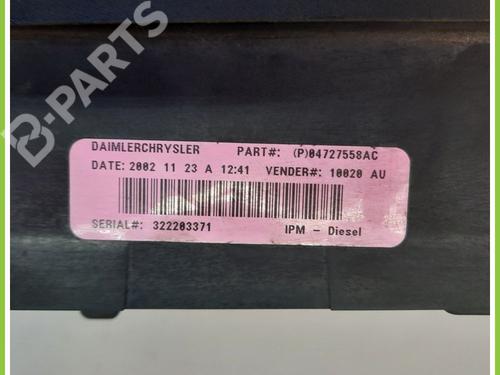 Fuse box CHRYSLER VOYAGER IV (RG, RS) 2.5 CRD | BP11370545E1