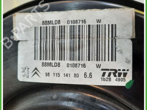 Servo brake PEUGEOT 208 I (CA_, CC_) 1.6 HDi | BP14363037M42 