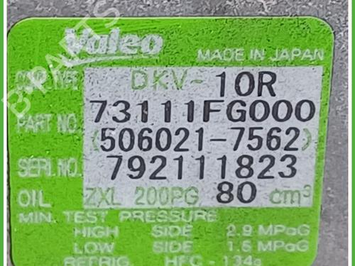 AC compressor SUBARU IMPREZA Hatchback (GR, GH, G3) 2.0 R AWD (GH7) | BP29563829M34 