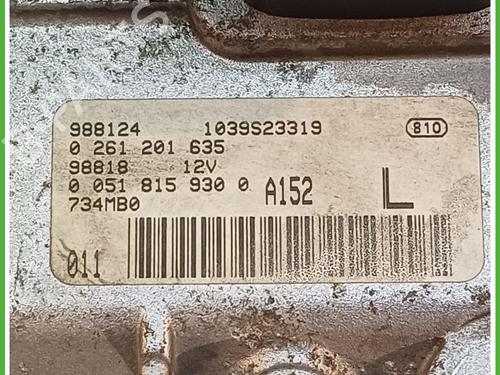 Engine control unit (ECU) FIAT BRAVO II (198_) 1.4 LPG (198AXA1B) | BP16484311M57 