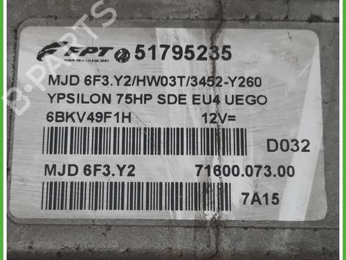 Engine control unit (ECU) LANCIA YPSILON (843_) 1.3 D Multijet (843.AXF11, 843.AXF1A, 843.AXM11,... | BP40134561M57 - Image 2