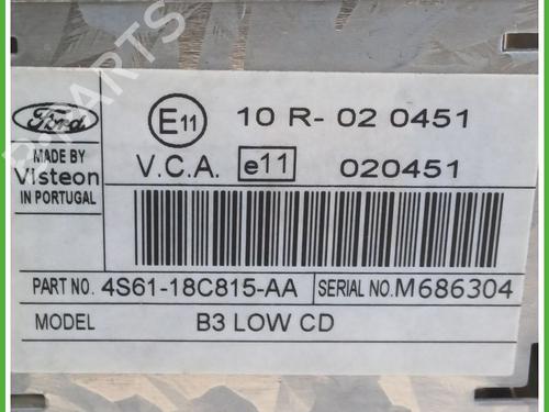 Radio FORD FIESTA V (JH_, JD_) 1.25 16V | BP27566736E6 