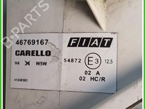 Left headlight FIAT SEICENTO / 600 (187_) 1.1 (187AXB, 187AXB1A, 187AXC1A02) | BP24973728C28 