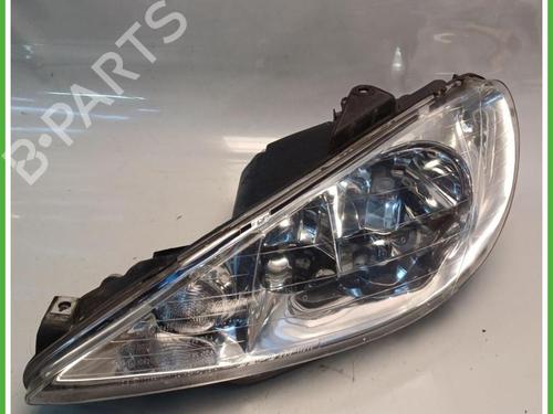 Used Left headlight Left headlight PEUGEOT 206 SW (2E/K) 1.4 HDi (68 hp) 40145386 40145386