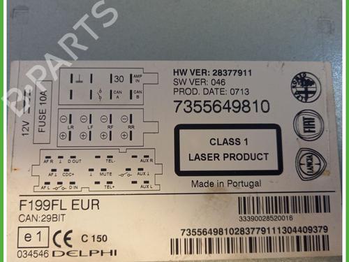 Radio FIAT PUNTO (199_) 1.2 (199AXZ1A, 199BXZ1A) | BP30096855E6 - Image 4