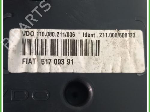 Kombiinstrument LANCIA YPSILON (843_) 1.3 JTD (843.AXD11, 843.AXD1A) | BP30271524C47 