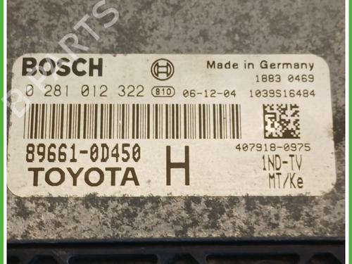 Engine control unit (ECU) TOYOTA YARIS (_P9_) 1.4 D-4D (NLP90_, NLP90R) | BP28056045M57 
