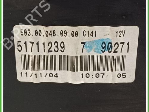 Instrument cluster FIAT PANDA (169_) 1.2 (169.AXB11, 169.AXB1A) | BP16204380C47 