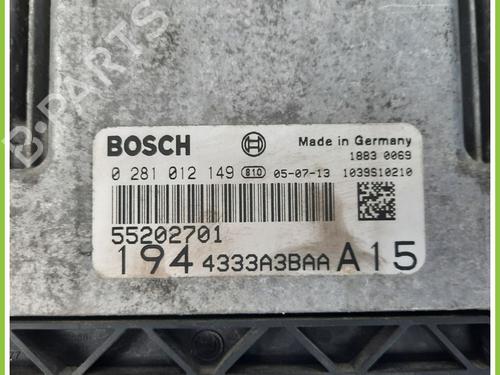 Engine control unit (ECU) FIAT CROMA (194_) 1.9 D Multijet (194AXC1B, 194AXC12) | BP13259435M57 