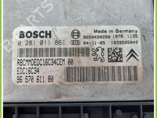 Engine control unit (ECU) CITROËN C2 (JM_) 1.4 HDi | BP13259504M57 