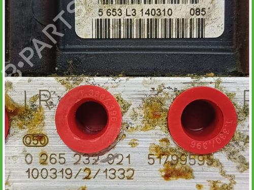 ABS pump FIAT PANDA (169_) 1.2 (169.AXB11, 169.AXB1A) | BP17907841M43 