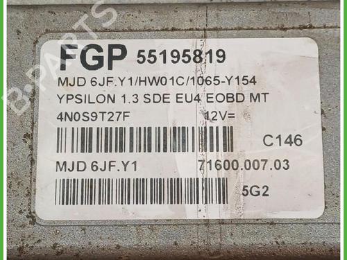 Engine control unit (ECU) LANCIA YPSILON (843_) 1.3 JTD (843.AXD11, 843.AXD1A) | BP40140300M57 - Image 2