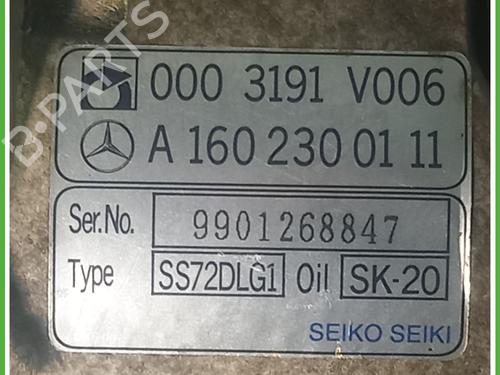 AC compressor SMART CITY-COUPE (450) 0.6 (S1CLA1, 450.341) | BP30096761M34