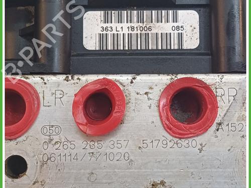 ABS pump ALFA ROMEO 147 (937_) 1.6 16V T.SPARK ECO (937.AXA1A, 937.BXA1A) | BP21186749M43 
