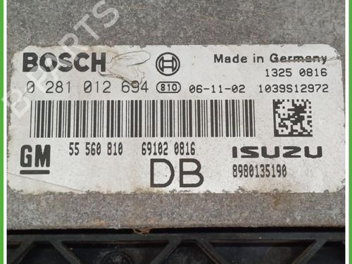 Engine control unit (ECU) OPEL ASTRA H Estate (A04) 1.7 CDTI (L35) | BP15607931M57 