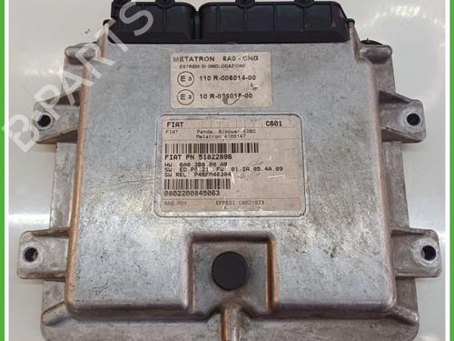 Used Engine control unit (ECU) FIAT PANDA (169_) 1.2 Natural Power (169.AXB1A) (60 hp) 20107122